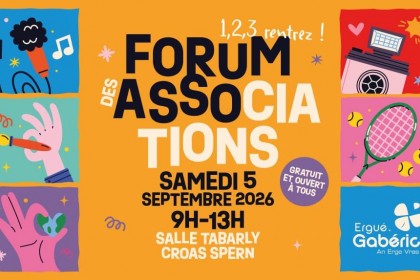 Forum des associations à Ergué Gabéric Samedi 5 septembre 2026